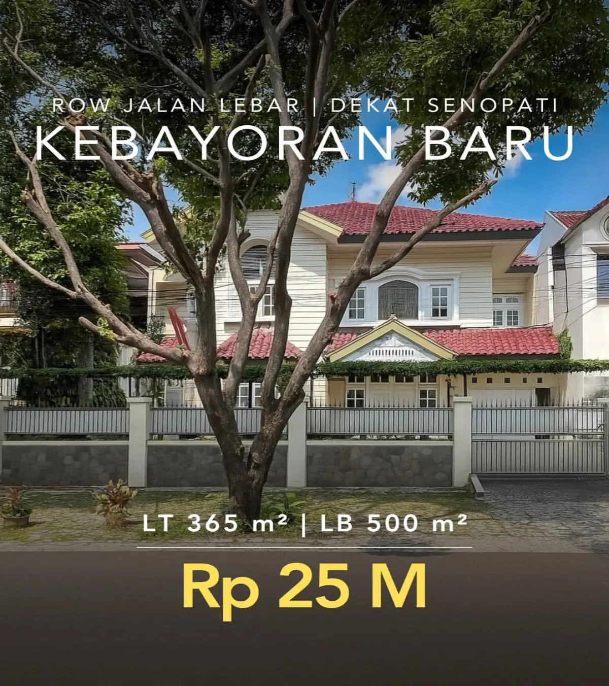 Rumah Dijual Cisanggiri Kebayoran Baru Jakarta Selatan
