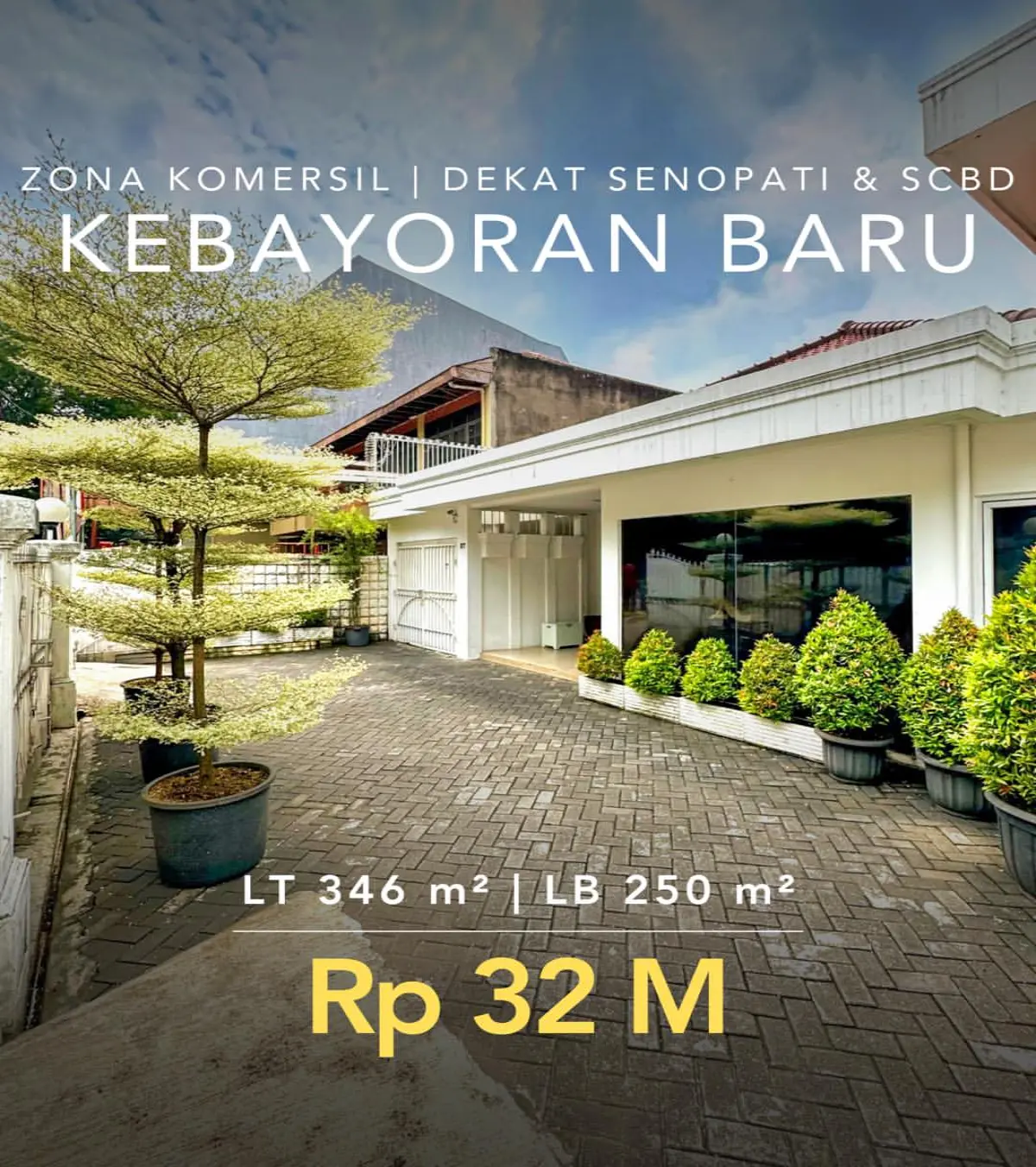 Rumah Dijual di Suryo Kebayoran Baru Jakarta Selatan