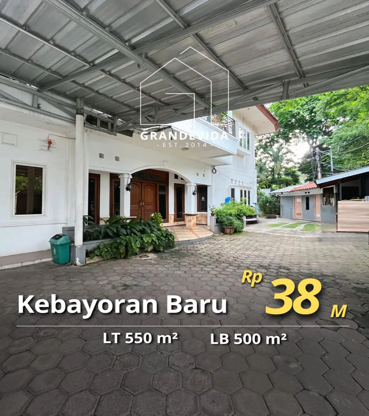Rumah dijual di Kebayoran Baru Jakarta Selatan - Rumah Dijual di Panglima Polim Kebayoran Baru (tampak depan)