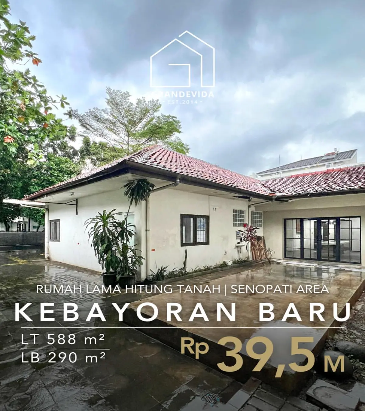 Rumah dijual di Kebayoran Baru Jakarta Selatan - Rumah Dijual di Tulodong Kebayoran Baru Jakarta Selatan (tampak depan)