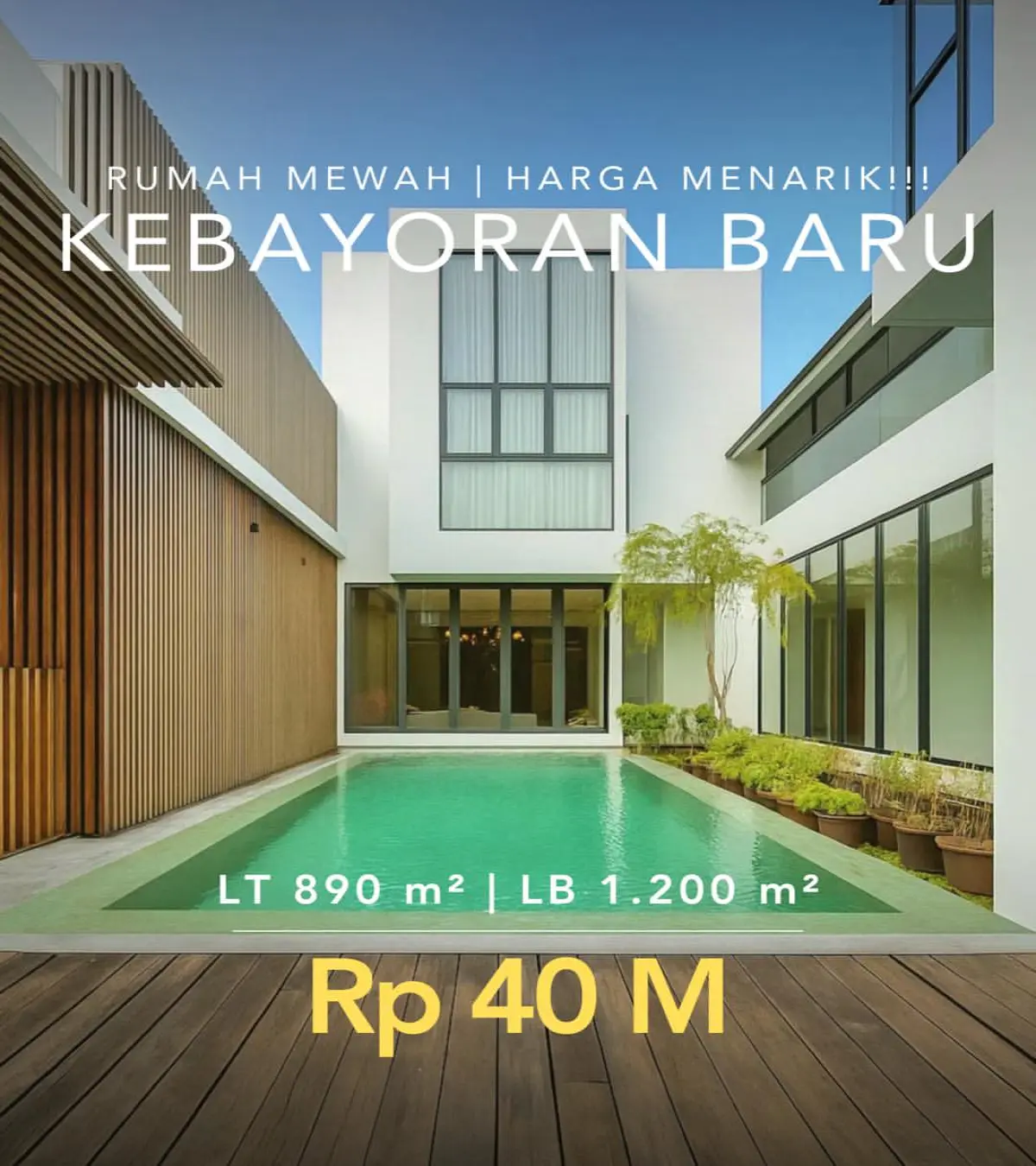 Rumah dijual di Kebayoran Baru Jakarta Selatan - Rumah Dijual di Radio Dalam Kebayoran Baru Jakarta Selatan (tampak depan)
