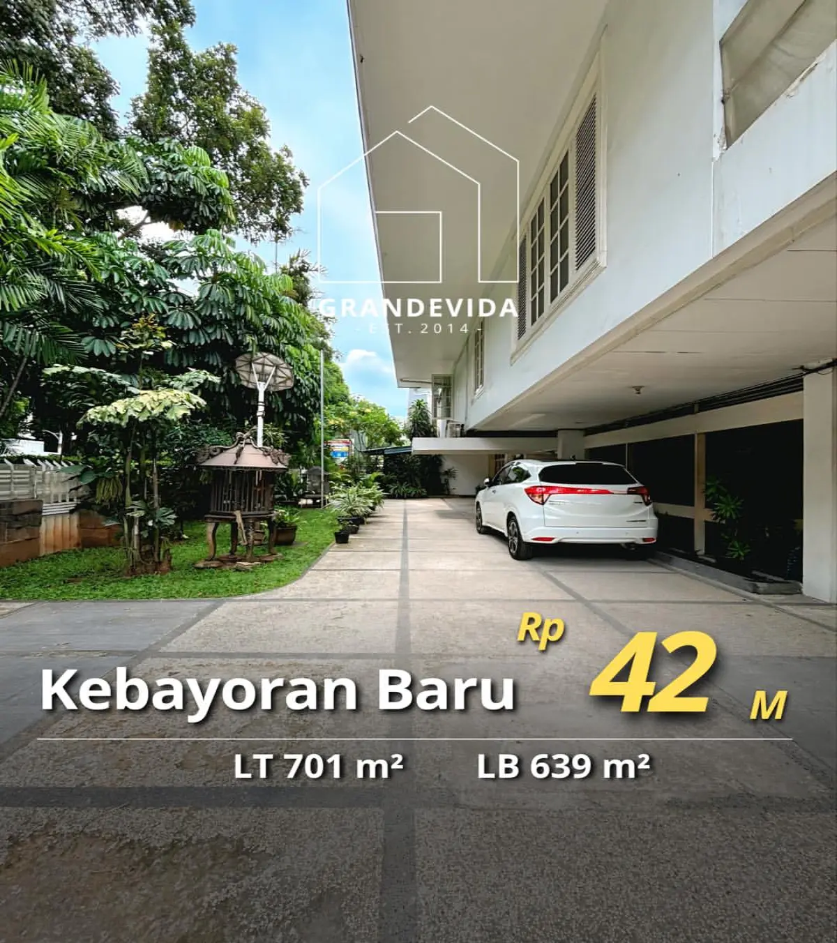Rumah dijual di Kebayoran Baru Jakarta Selatan - Rumah Dijual di Wijaya Kebayoran Baru Dekat SCBD (tampak depan)