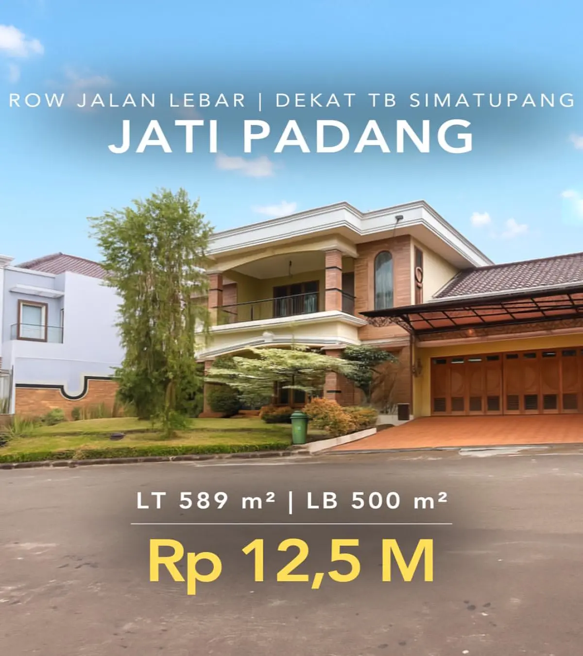 Rumah dijual di Jati Padang Jakarta Selatan - Rumah Dijual Jati padang Pasar Minggu Jakarta Selatan (tampak depan)