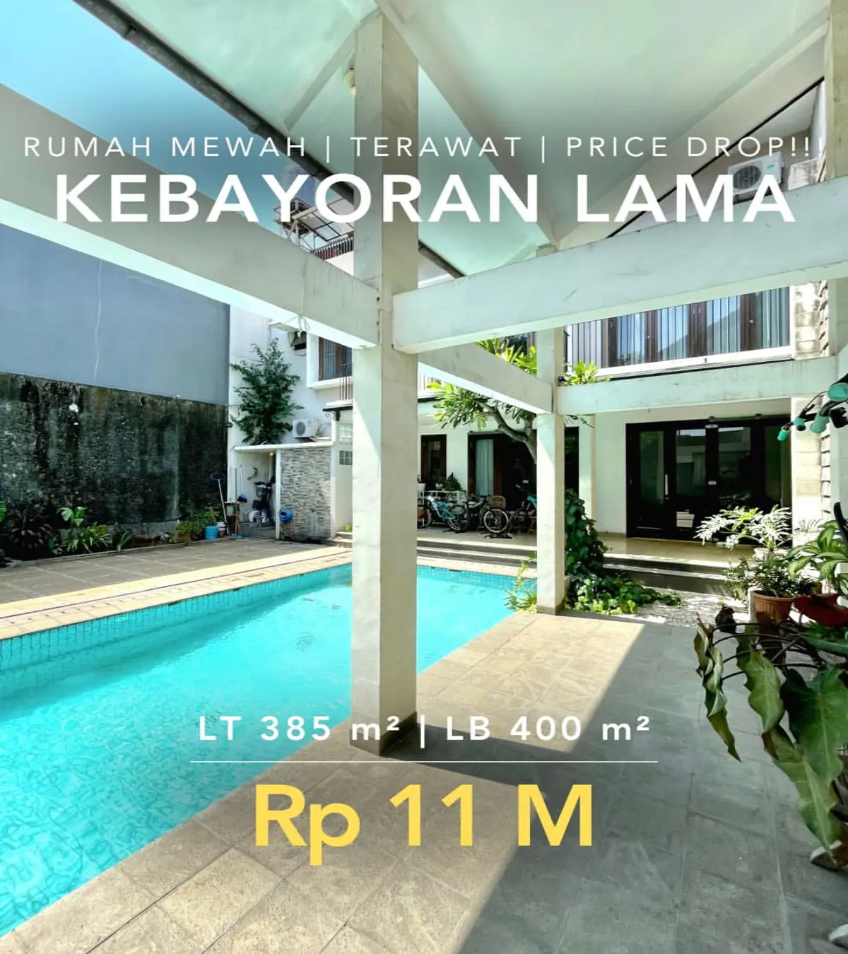 Rumah dijual di Kebayoran Lama Jakarta Selatan - Rumah Kebayoran Lama Jakarta Selatan - Turun Harga (tampak depan)