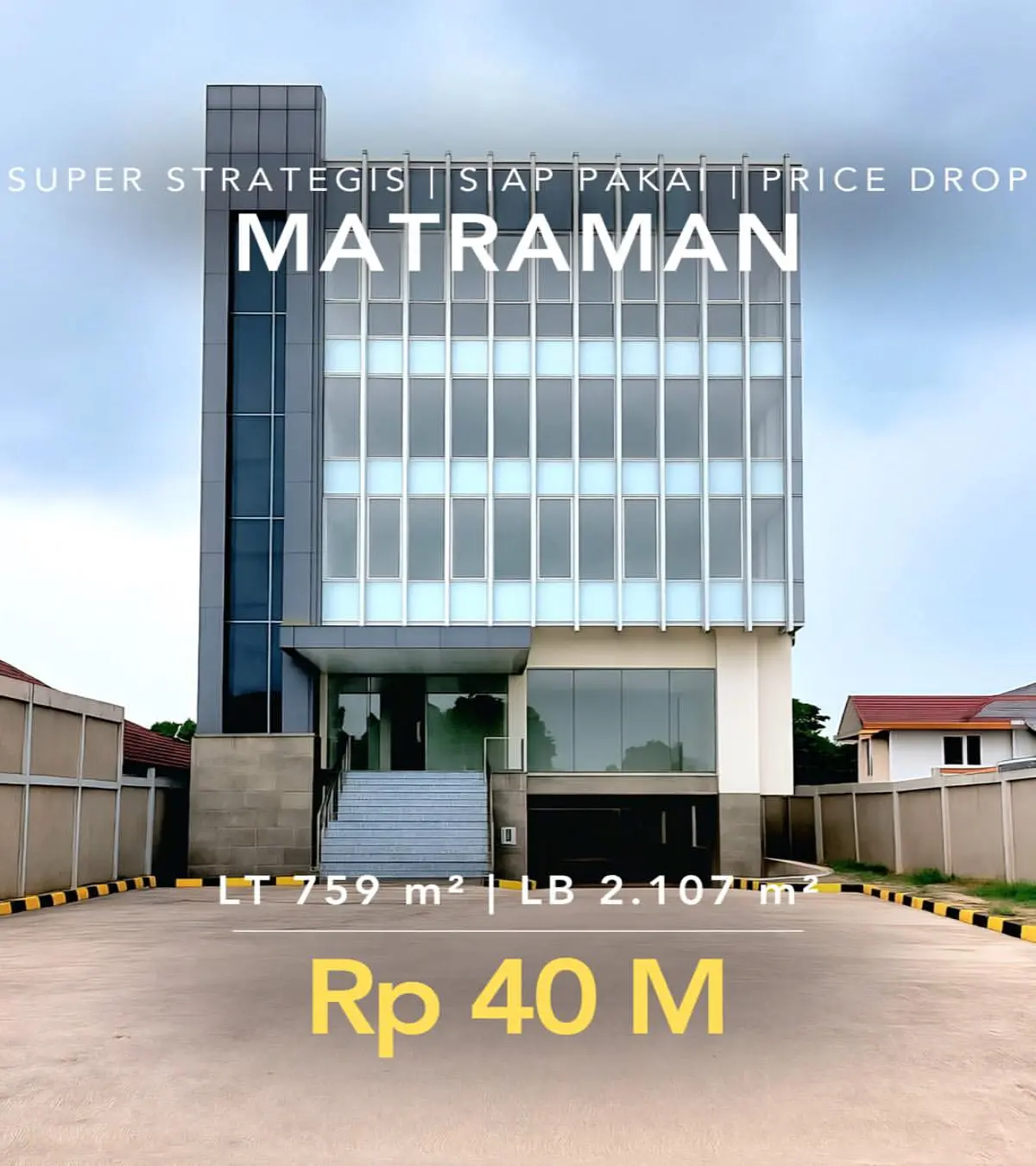 Rumah dijual di Matraman Jakarta Timur - Gedung Dijual di Matraman Jakarta Timur (tampak depan)