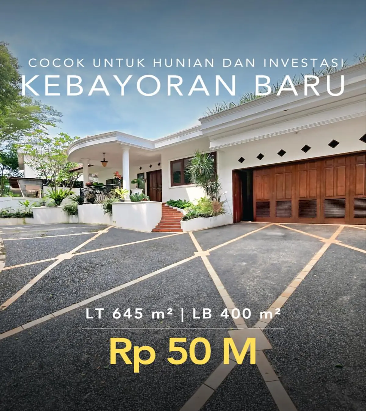 Rumah dijual di Kebayoran Baru Jakarta Selatan - Rumah Dijual Darmawangsa Kebayoran Baru Jakarta Selatan (tampak depan)