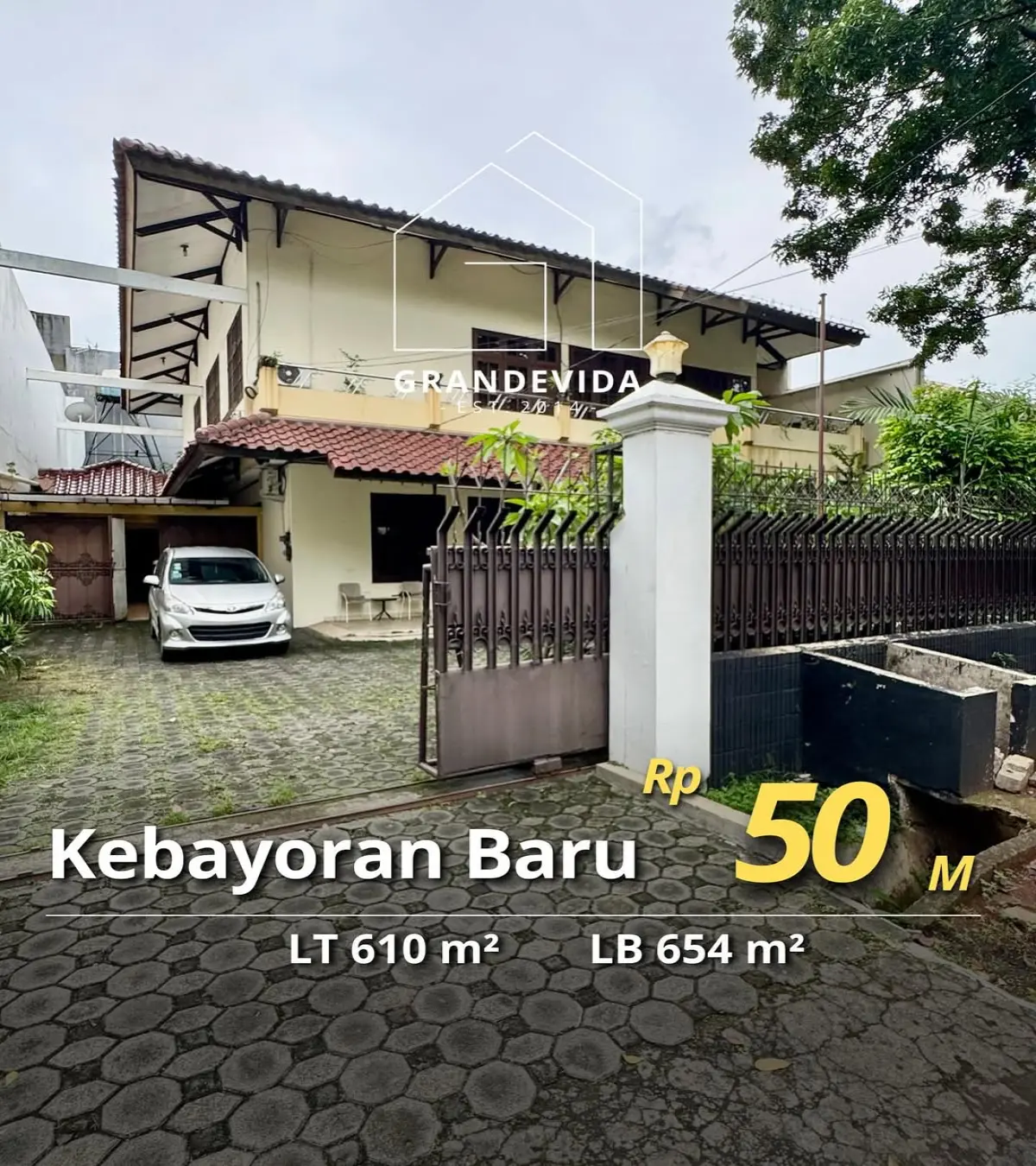Rumah dijual di Kebayoran Baru Jakarta Selatan - Rumah Dijual Tirtayasa Kebayoran Baru Jakarta Selatan Rumah Lokasi Strategis (tampak depan)