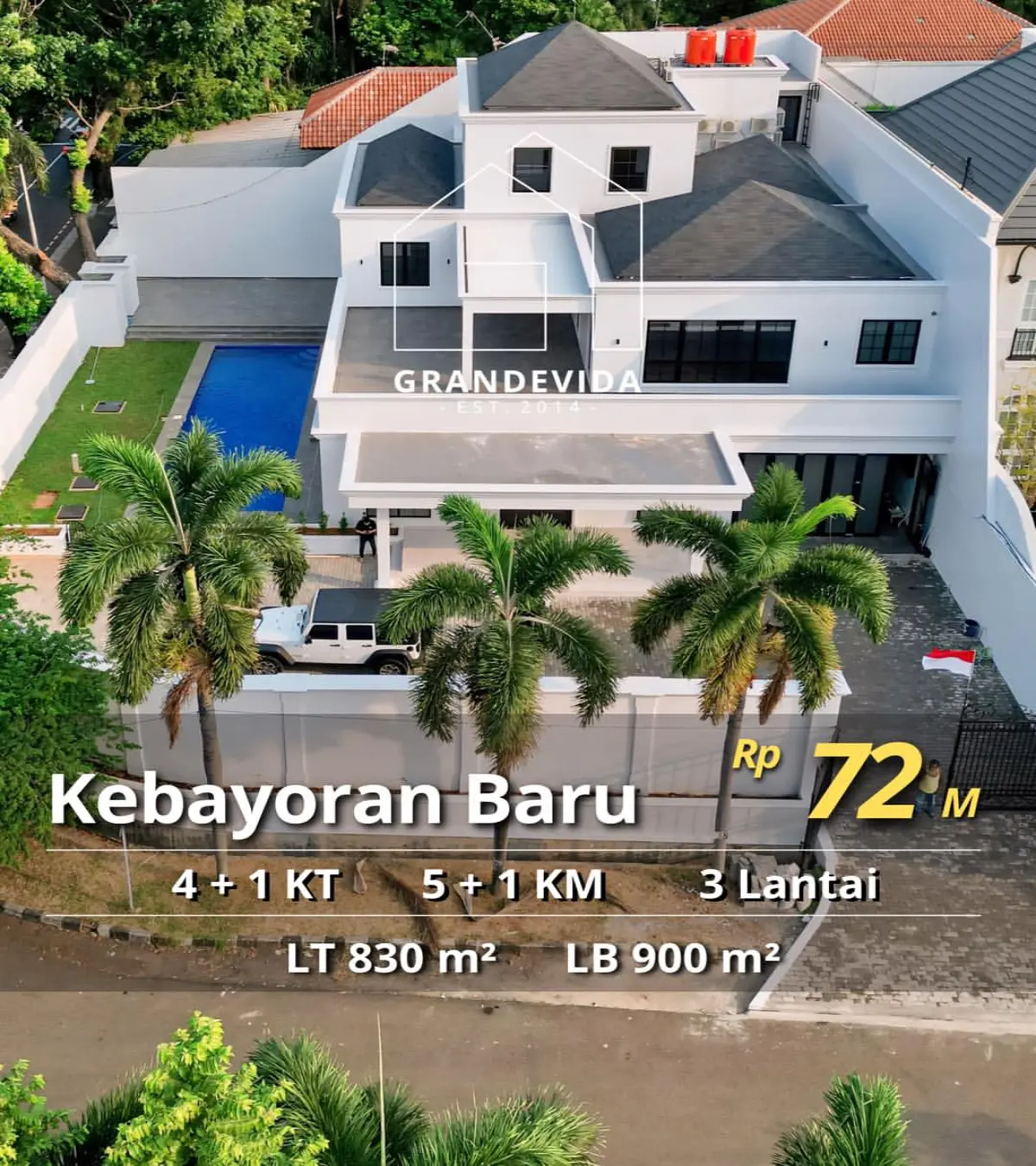 Rumah dijual di Kebayoran Baru Jakarta Selatan - Rumah Dijual Hang Tuah Kebayoran Baru Jakarta Selatan (tampak depan)