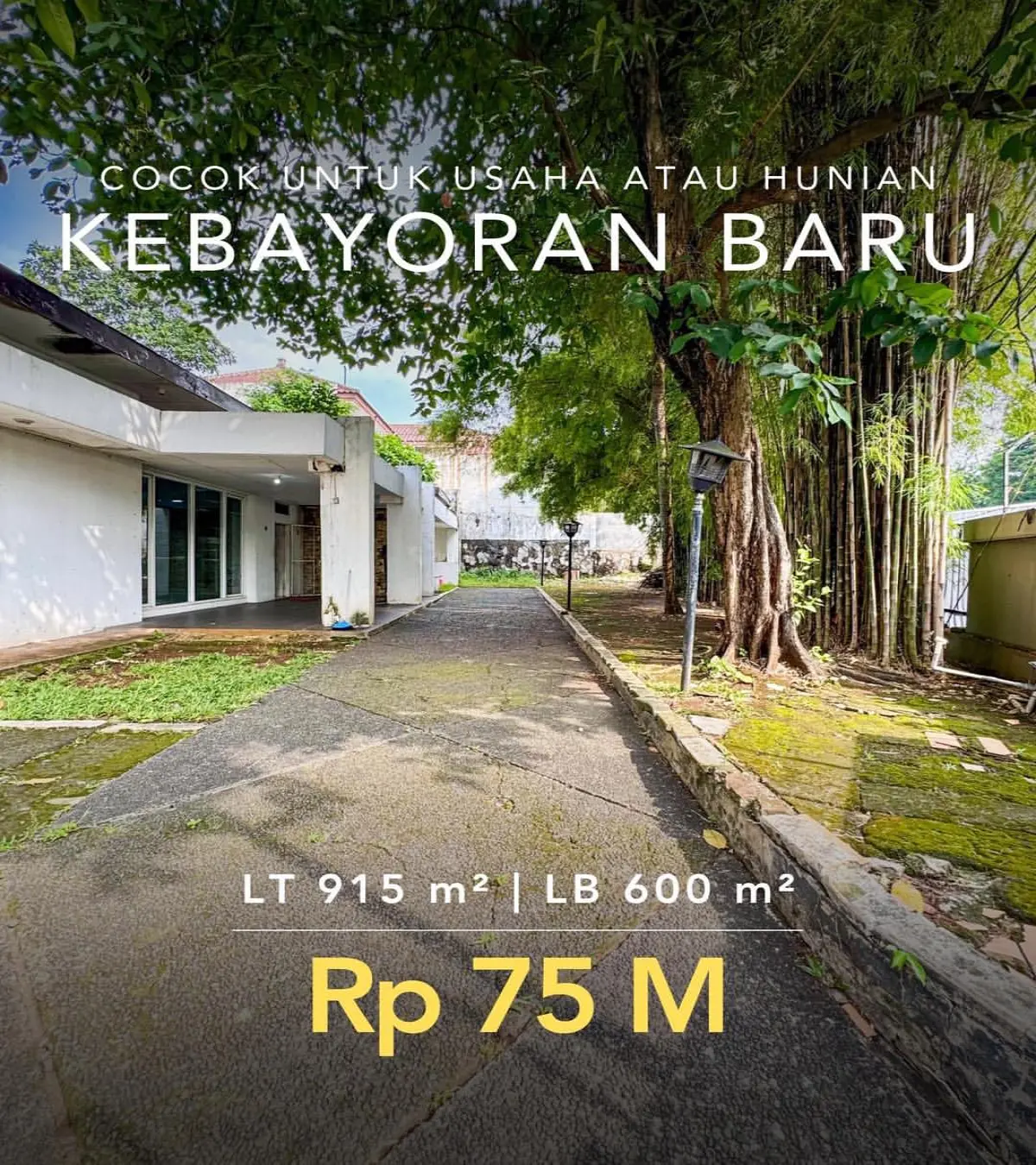 Rumah dijual di Kebayoran Baru Jakarta Selatan - Rumah Dijual Sisingamangaraja Kebayoran Baru Jakarta Selatan (tampak depan)