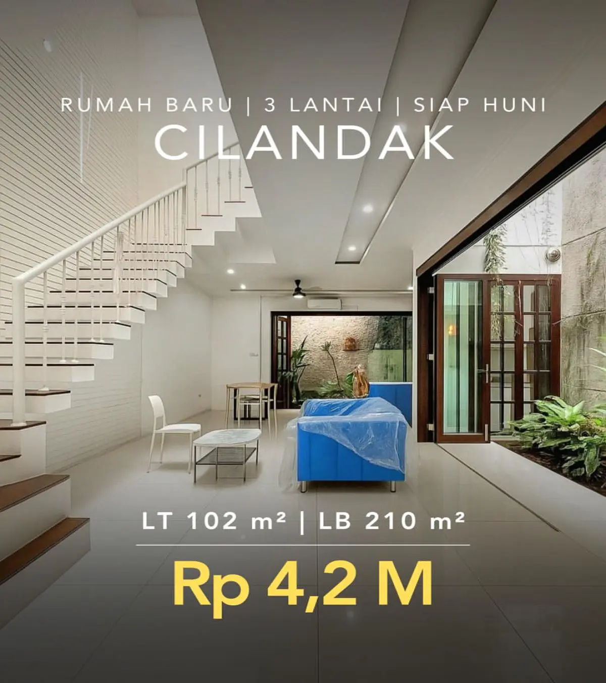Rumah dijual di Cilandak Jakarta Selatan - Rumah Dijual di Cilandak Dalam Komplek (tampak depan)