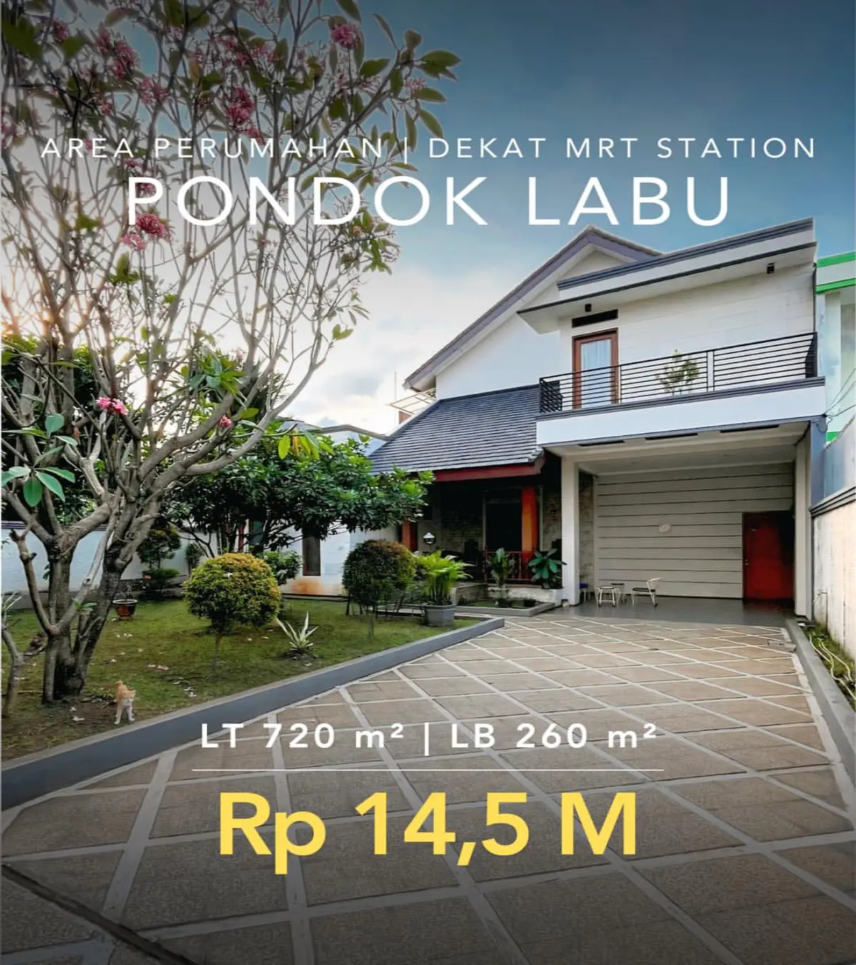 Rumah dijual di Fatmawati Jakarta Selatan - Rumah Dijual di Fatmawati (tampak depan)