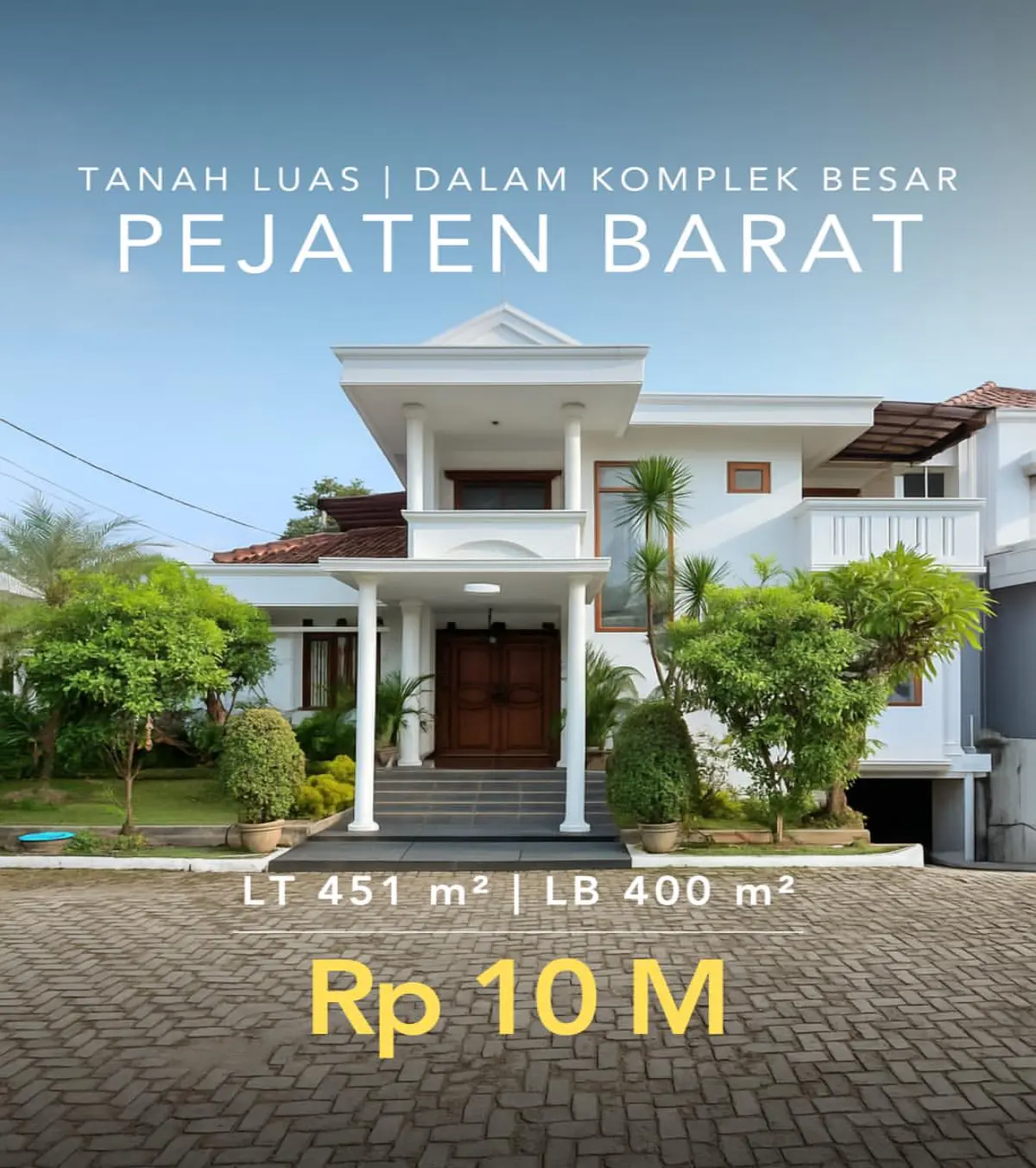 Rumah dijual di Pejaten Jakarta Selatan - Rumah Dijual di Pejaten - Rumah Mewah Siap Huni (tampak depan)