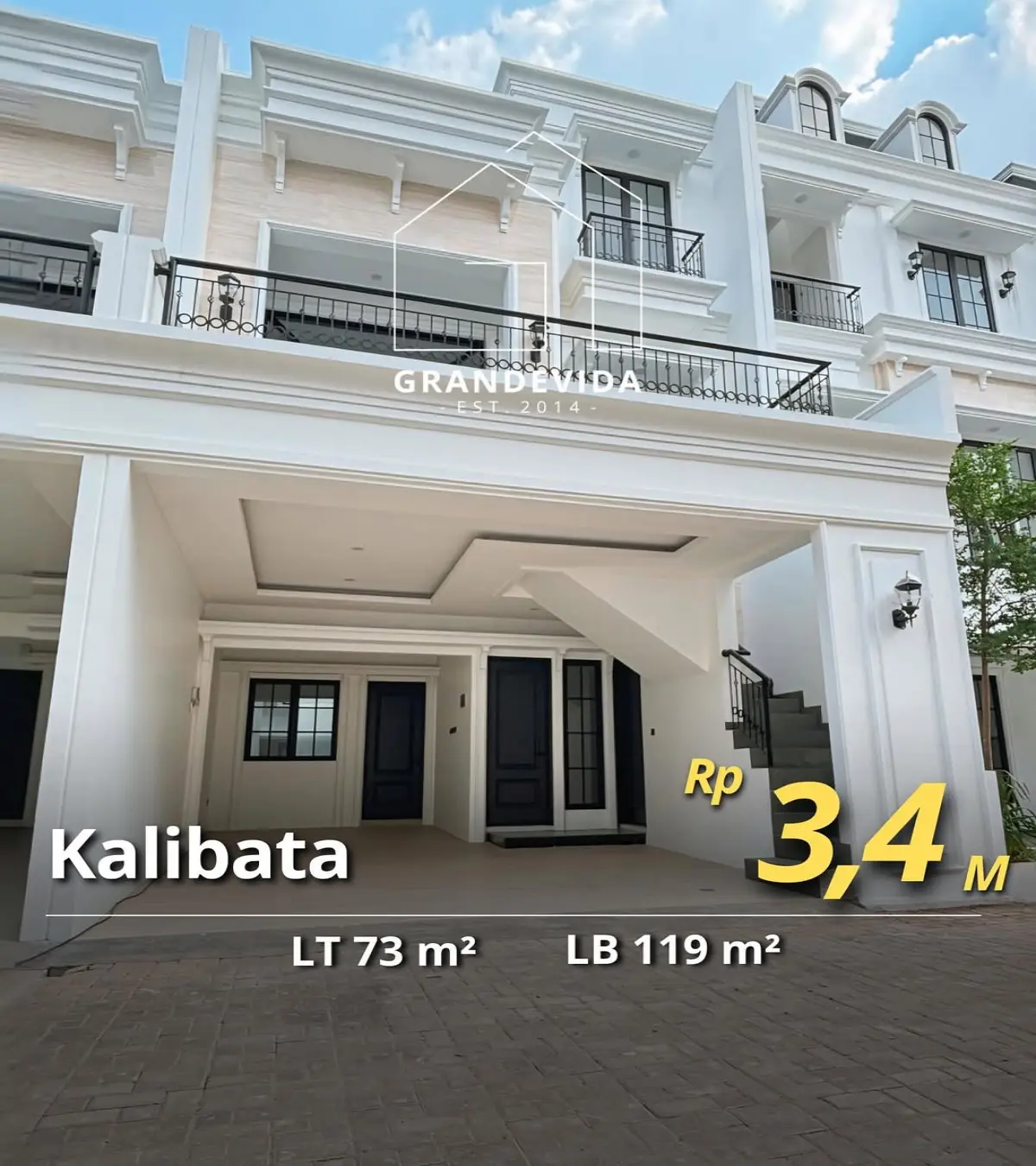 Rumah dijual di Kalibata Jakarta Selatan - Rumah Dijual di Kalibata (tampak depan)