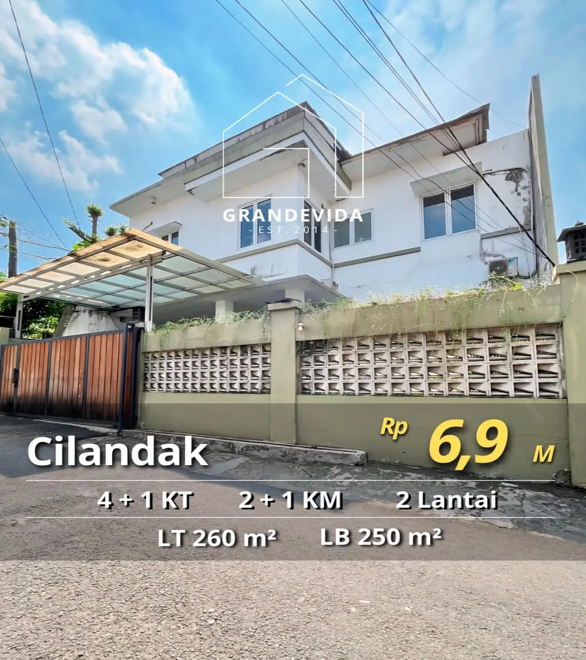 Rumah Dijual di Cilandak Dalam Lokasi Strategis