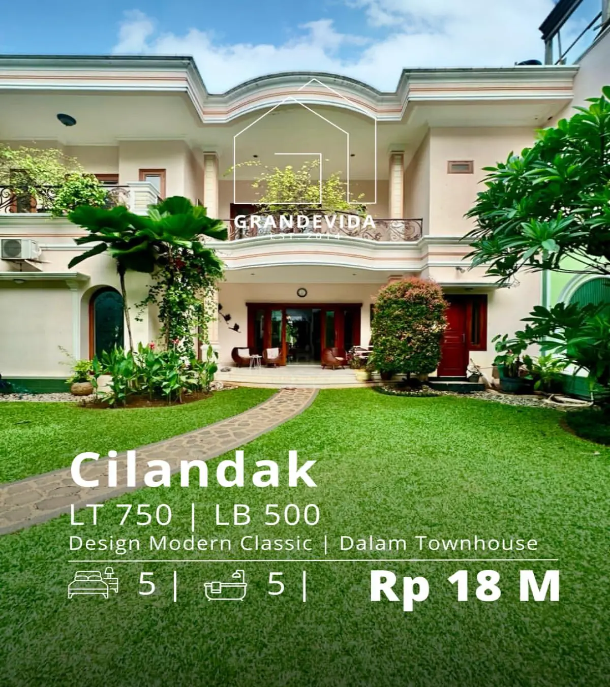Rumah dijual di Cilandak Jakarta Selatan - Rumah Dijual di Cilandak Bukit Indah Siap Huni