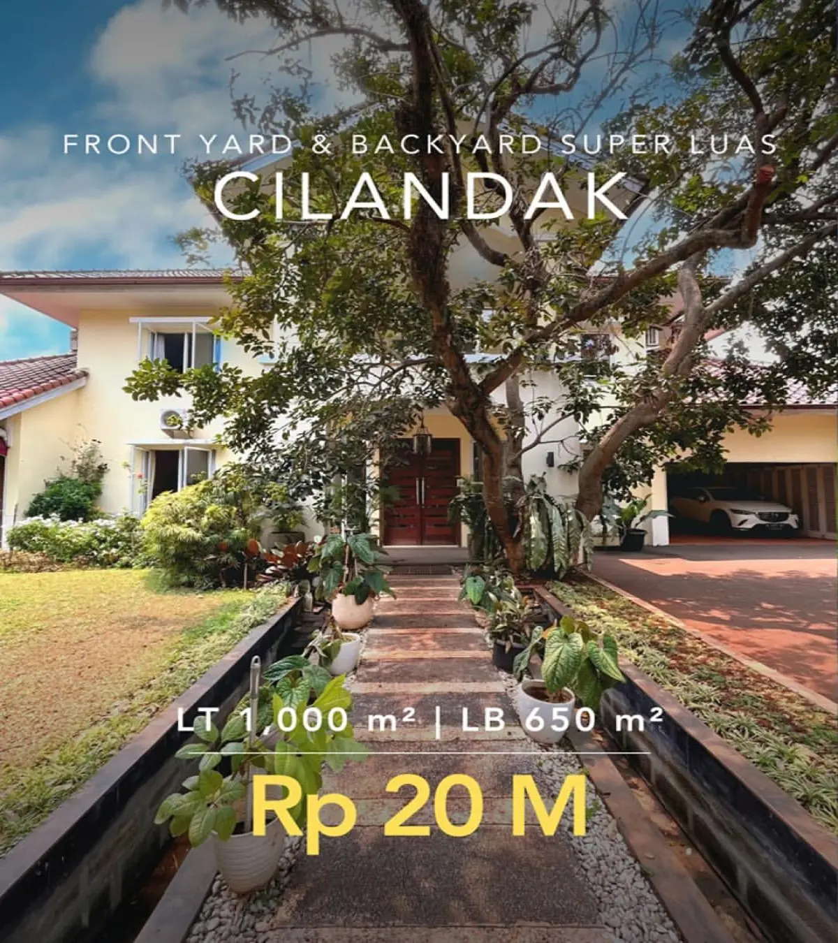 Rumah dijual di Cilandak Jakarta Selatan - Rumah Dijual di Cilandak Backyard Luas