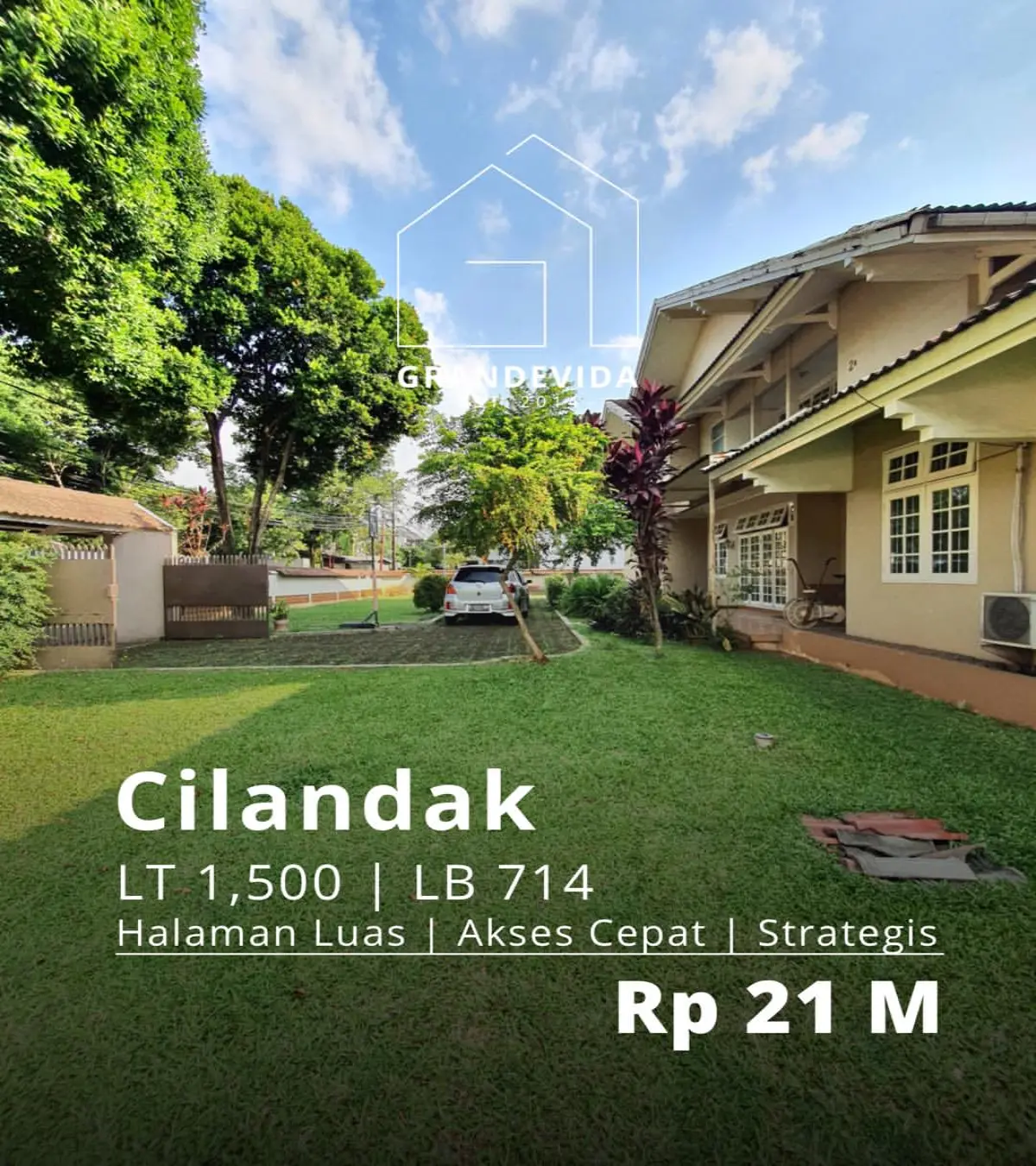 Rumah dijual di Cilandak Jakarta Selatan - Rumah Dijual di Cilandak Rumah Lama Hitung Tanah