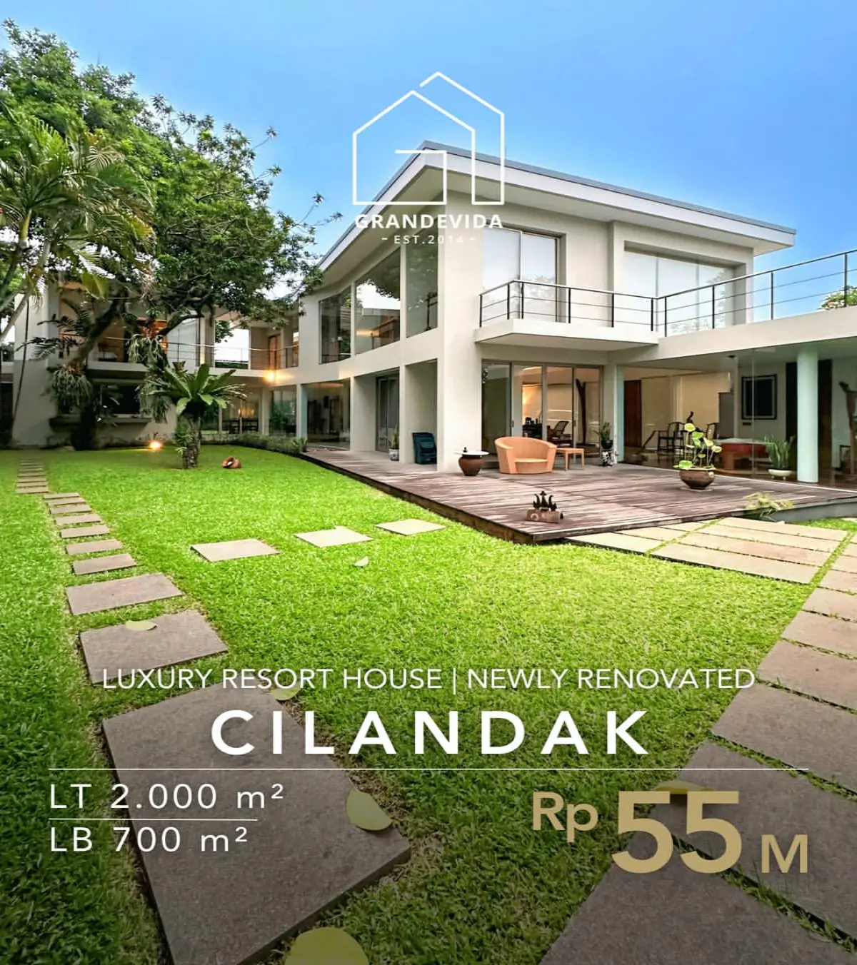 Rumah Dijual di Cilandak - Rumah Mewah Siap Huni Dekat Stasiun MRT