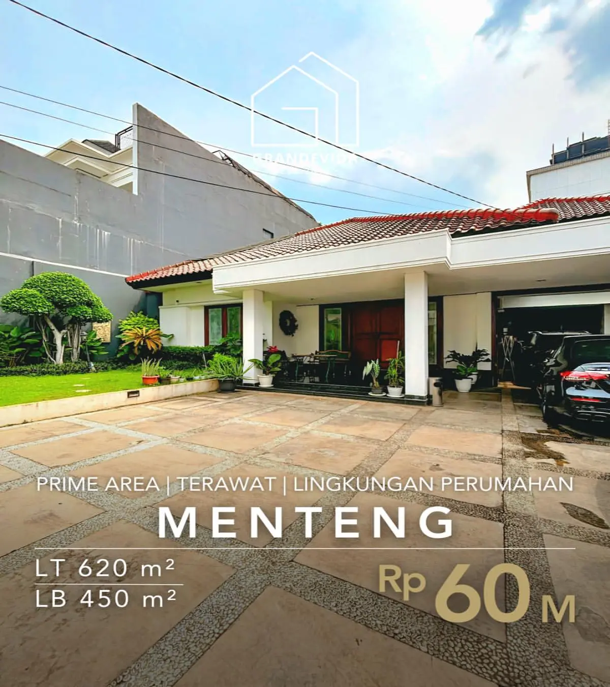 Rumah dijual di Menteng Jakarta Pusat - Rumah Dijual di Menteng - Rumah Satu Lantai Terawat