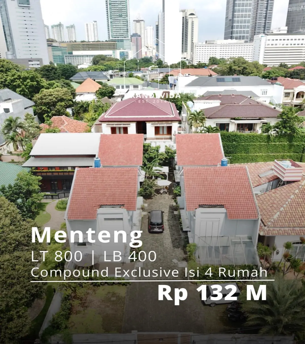 Rumah Dijual di Menteng Lombok Jakarta Pusat lokasi Terbaik