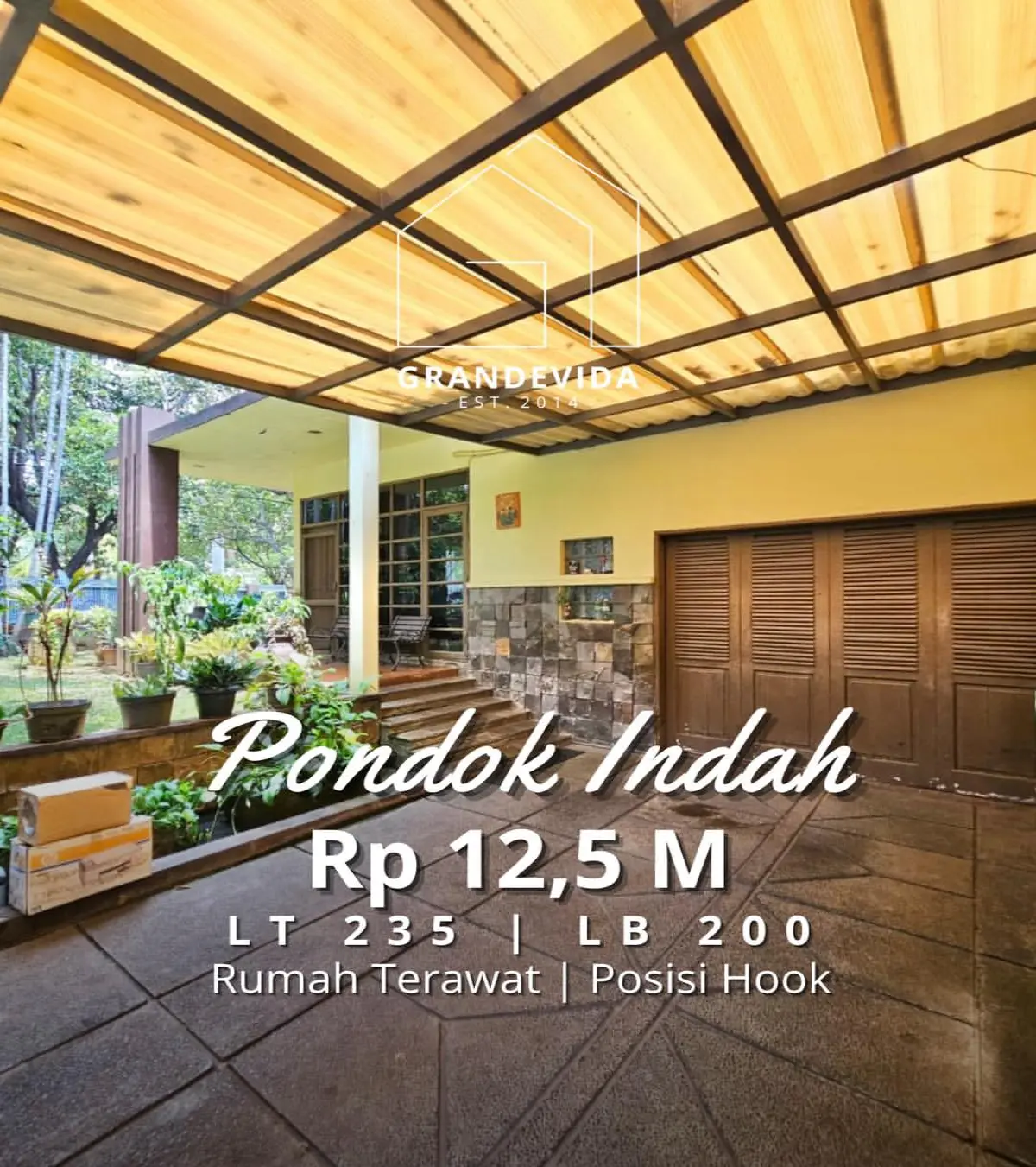 Rumah Dijual di Pondok Indah Posisi Hook