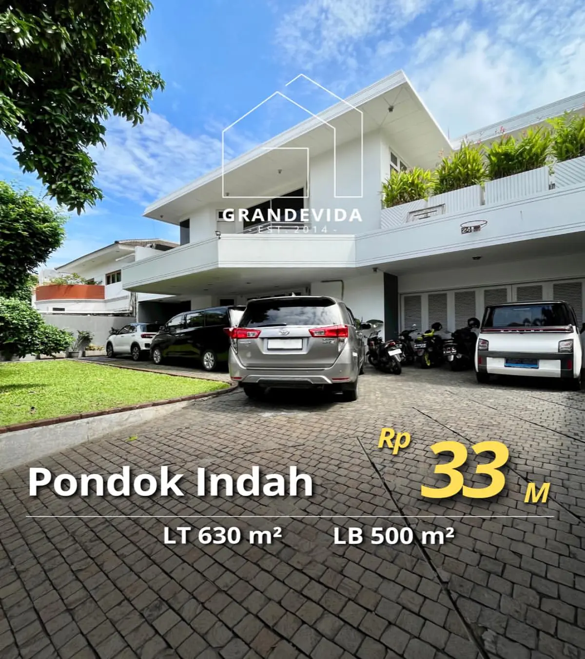 Rumah dijual di Pondok indah Jakarta Selatan - Rumah Dijual di Pondok Indah Tanah Luas Bangunan 2 Lantai