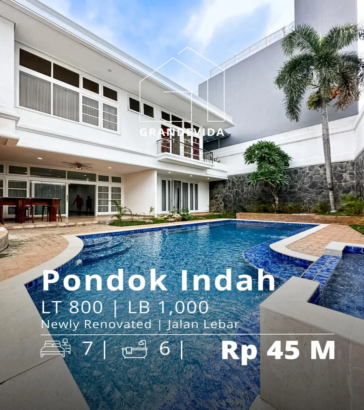 Rumah dijual di Pondok indah Jakarta Selatan - Rumah Dijual di Pondok Indah Bangunan Baru Renovasi Design Bagus