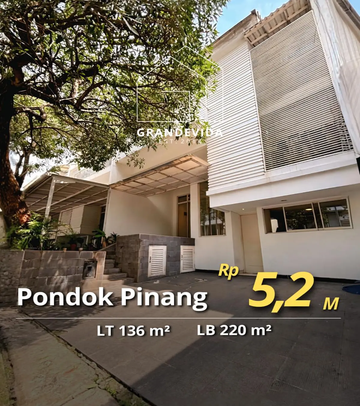 Rumah Dijual di Pondok Pinang Jakarta Selatan Siap Huni