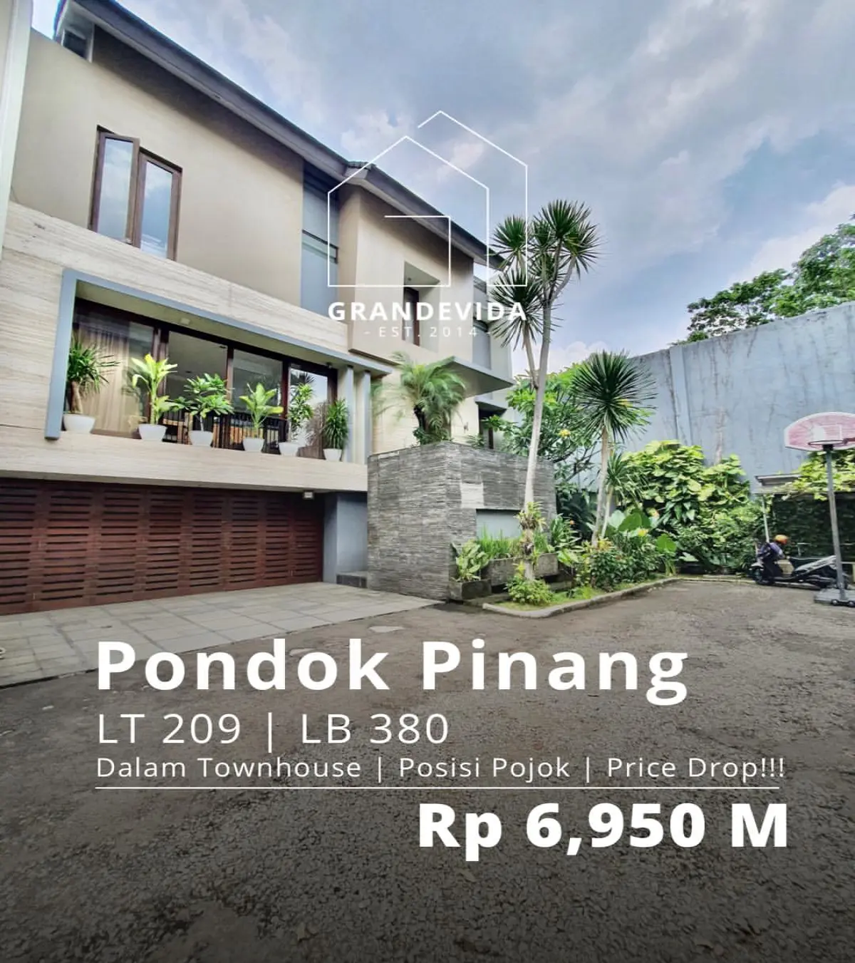 Rumah Dijual di Pondok Pinang Jaksel Grand Pinang