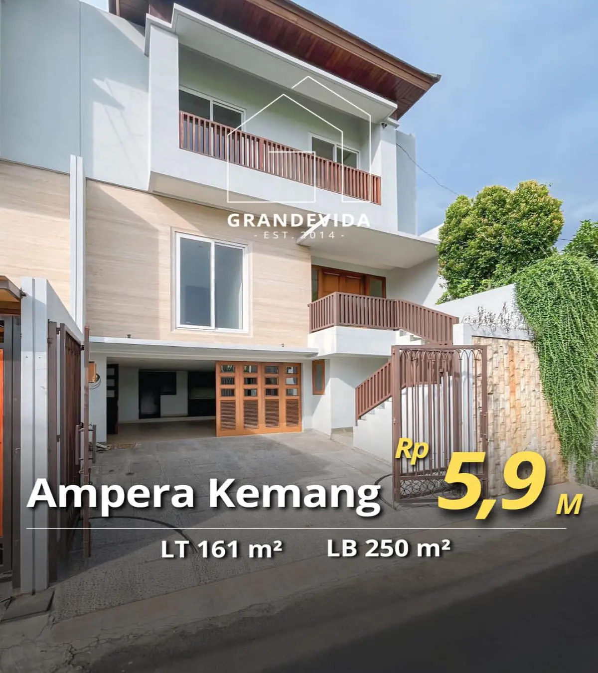 Rumah Dijual di Ampera Kemang Private Pool