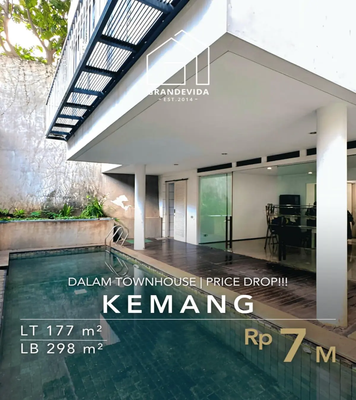 Rumah Dijual di Kemang Timur Siap Huni