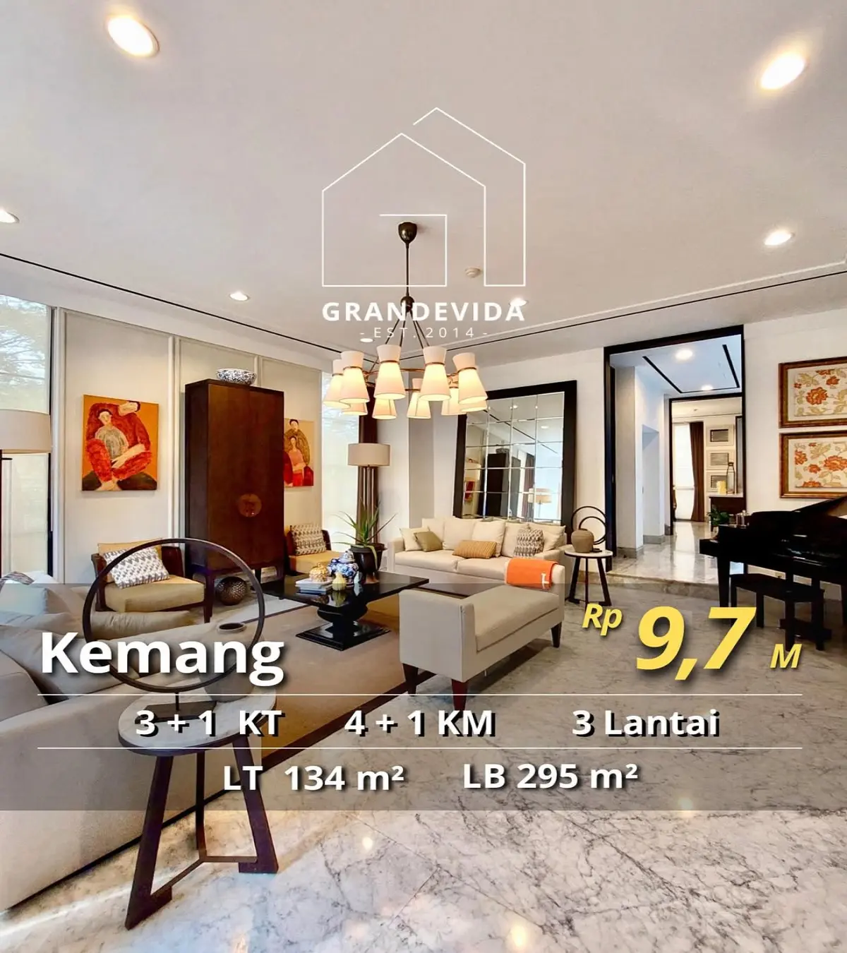Rumah dijual di Kemang Jakarta Selatan - Rumah Dijual di Heritage Kemang Jakarta Selatan