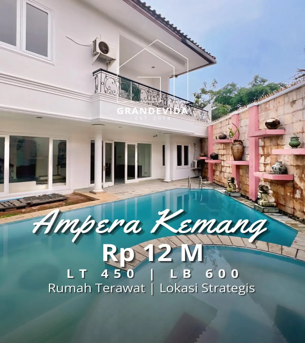 Rumah Dijual di Kenanga Kemang Jakarta Selatan Siap Huni
