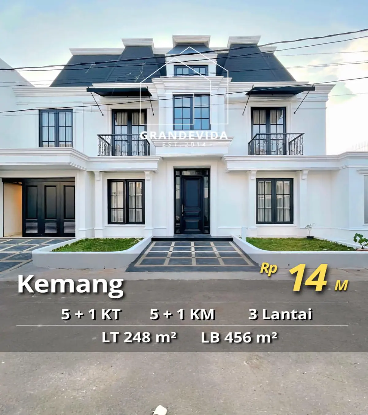Rumah Dijual di Bangka Kemang Jakarta Selatan American Classic