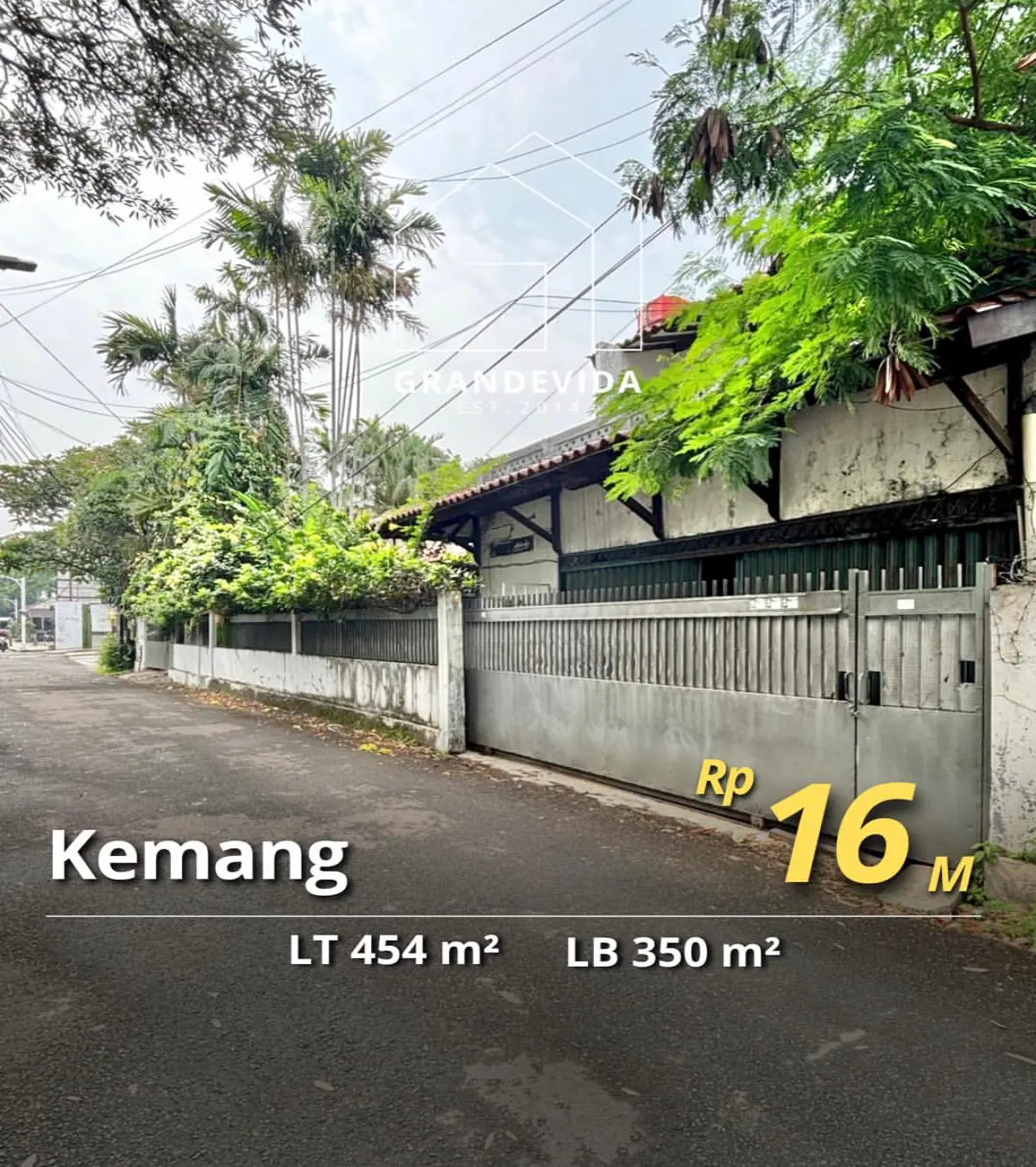 Rumah Dijual di Kemang Rumsh Lama Harga Tanah Saja