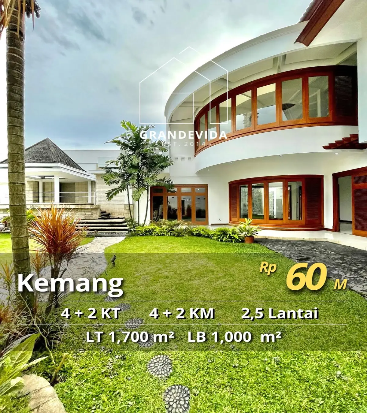 Rumah Dijual di Kemang Tanah Luas Siap Huni