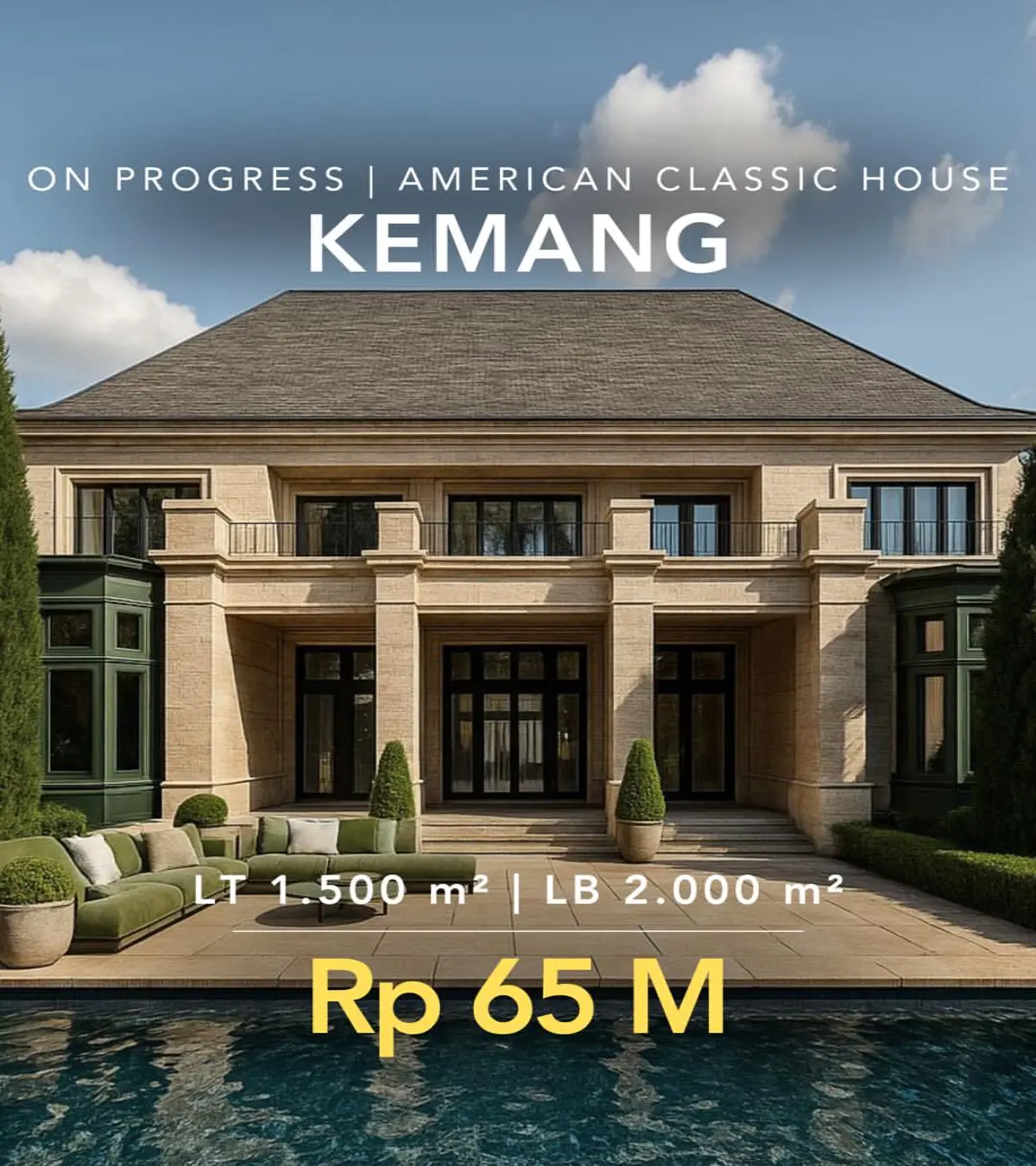 Rumah Dijual di Kemang Timur On Progres