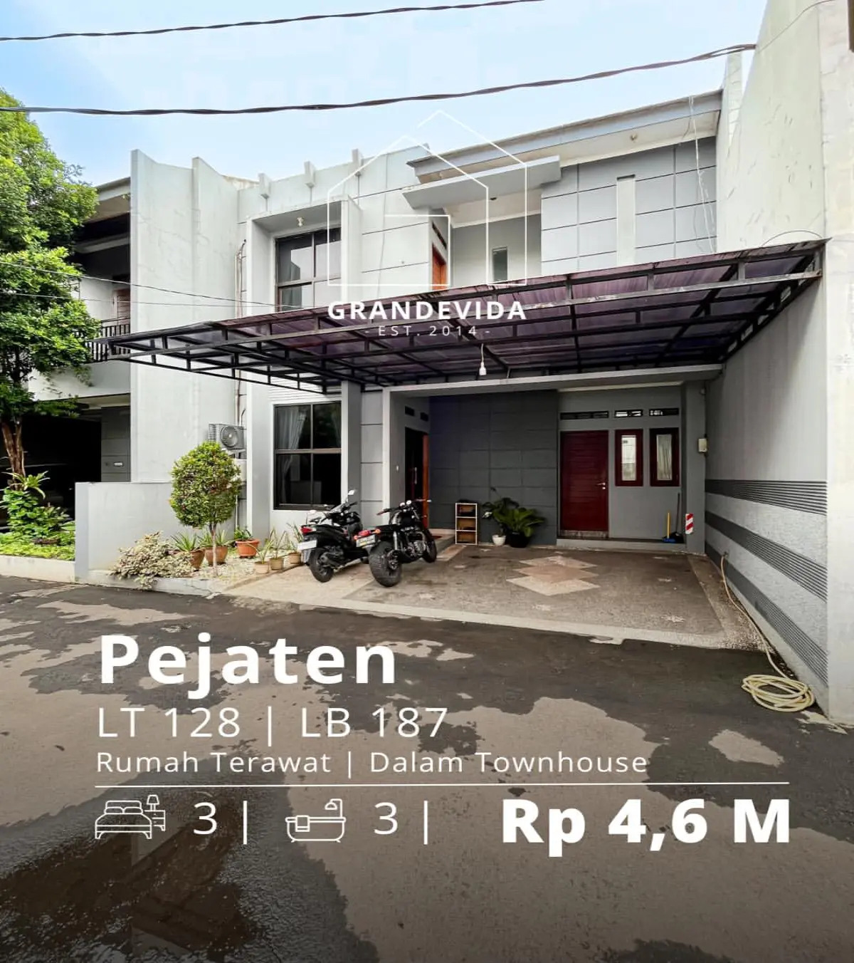 Rumah dijual di Pejaten Jakarta Selatan - Rumah Dijual Di Pejaten Lokasi Strategis Dalam Townhouse