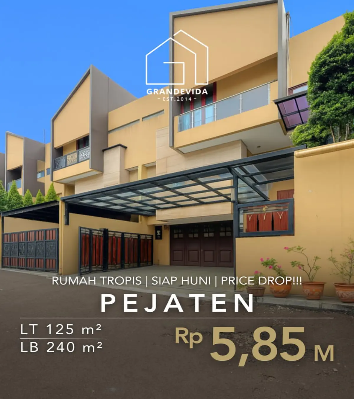 Rumah dijual di Pejaten Jakarta Selatan - Rumah Dijual di Pejaten Rumah Tropis