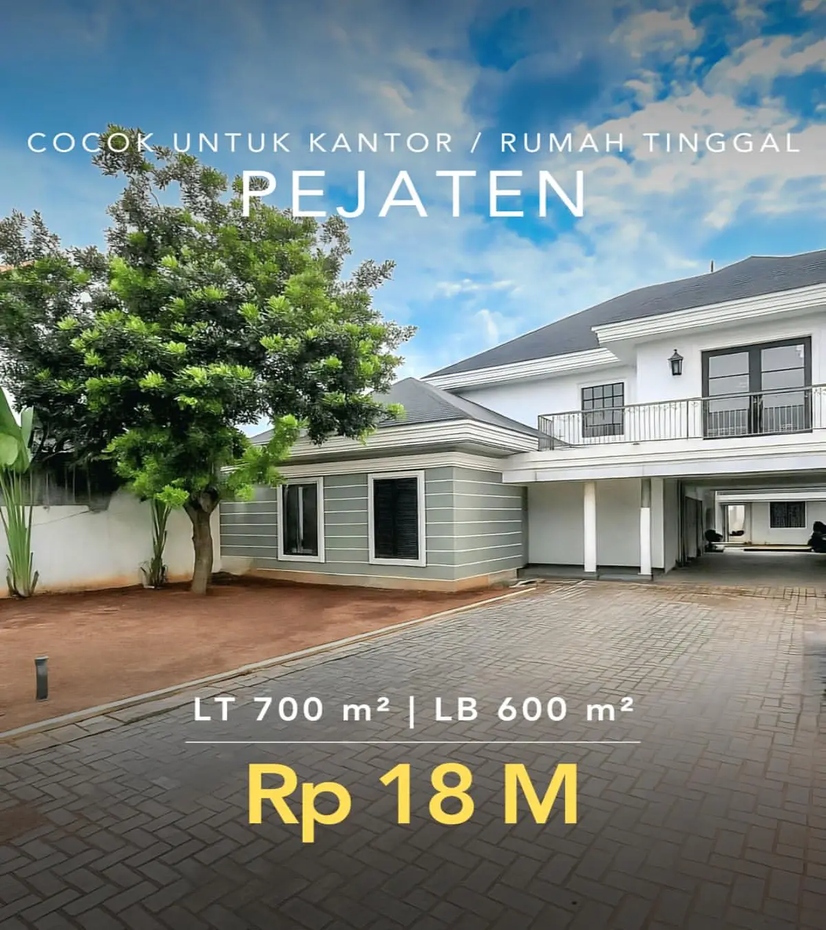 Rumah dijual di Pejaten Jakarta Selatan - Rumah Dijual di Pejaten Cocok Untuk Kantor dan Hunian