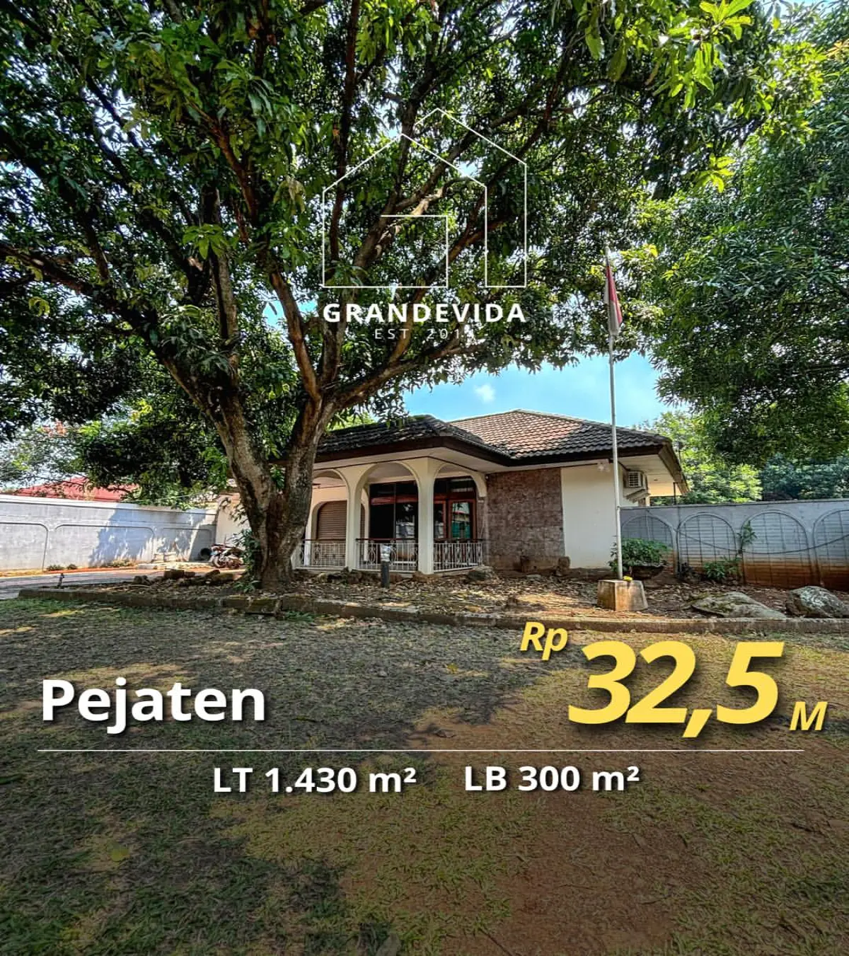 Rumah Dijual di Pejaten Barat Hitung Tanah Cocok Untuk Cluster