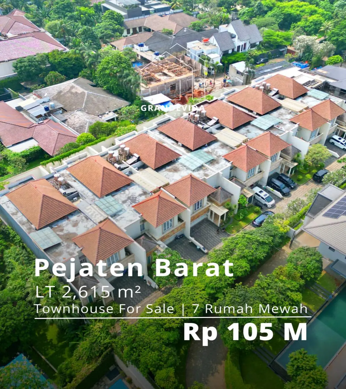 Rumah Dijual di Pejaten Barat Dalam Townhouse ada 7 Rumah