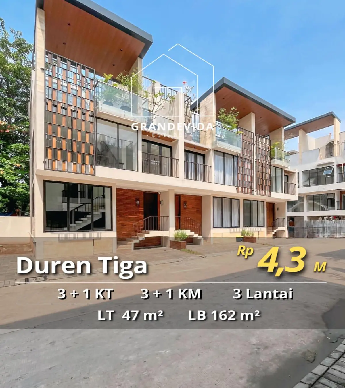 Rumah Dijual di Seminyak Residence Duren Tiga Kalibata