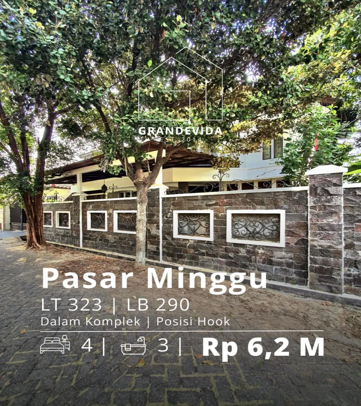 Rumah Dijual di Tanjung Barat Warung Buncit Kalibata