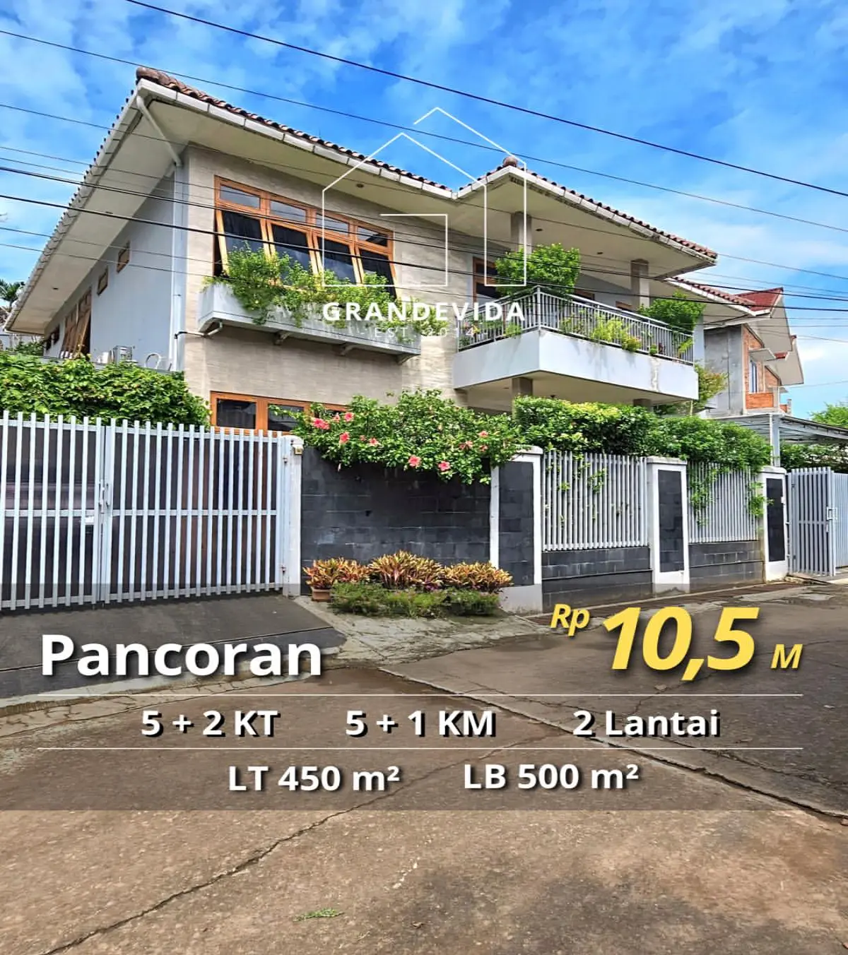 Rumah Dijual di Loka Indah Pancoran
