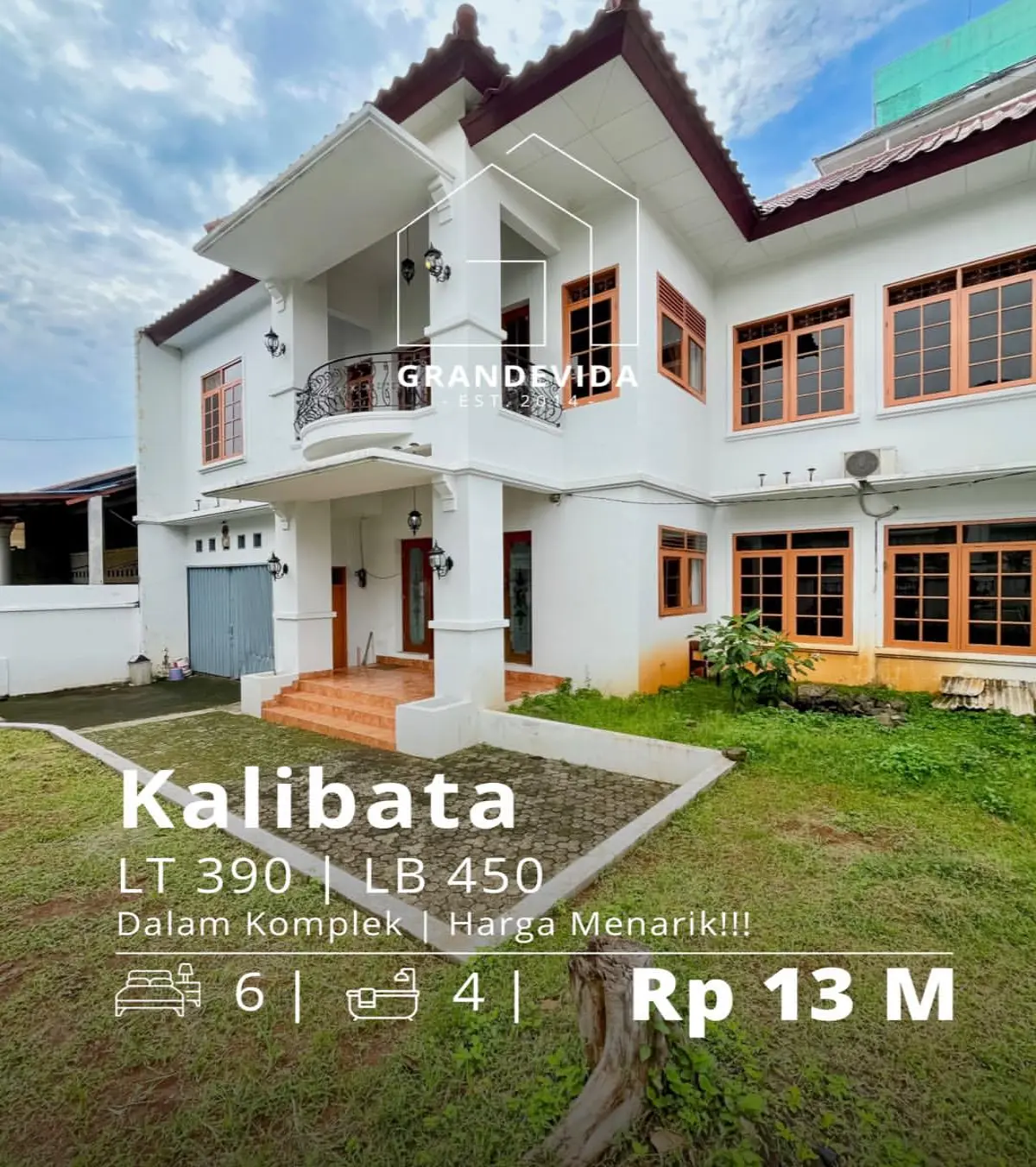 Rumah Dijual di Kalibata Siap Huni Lokasi Terbaik