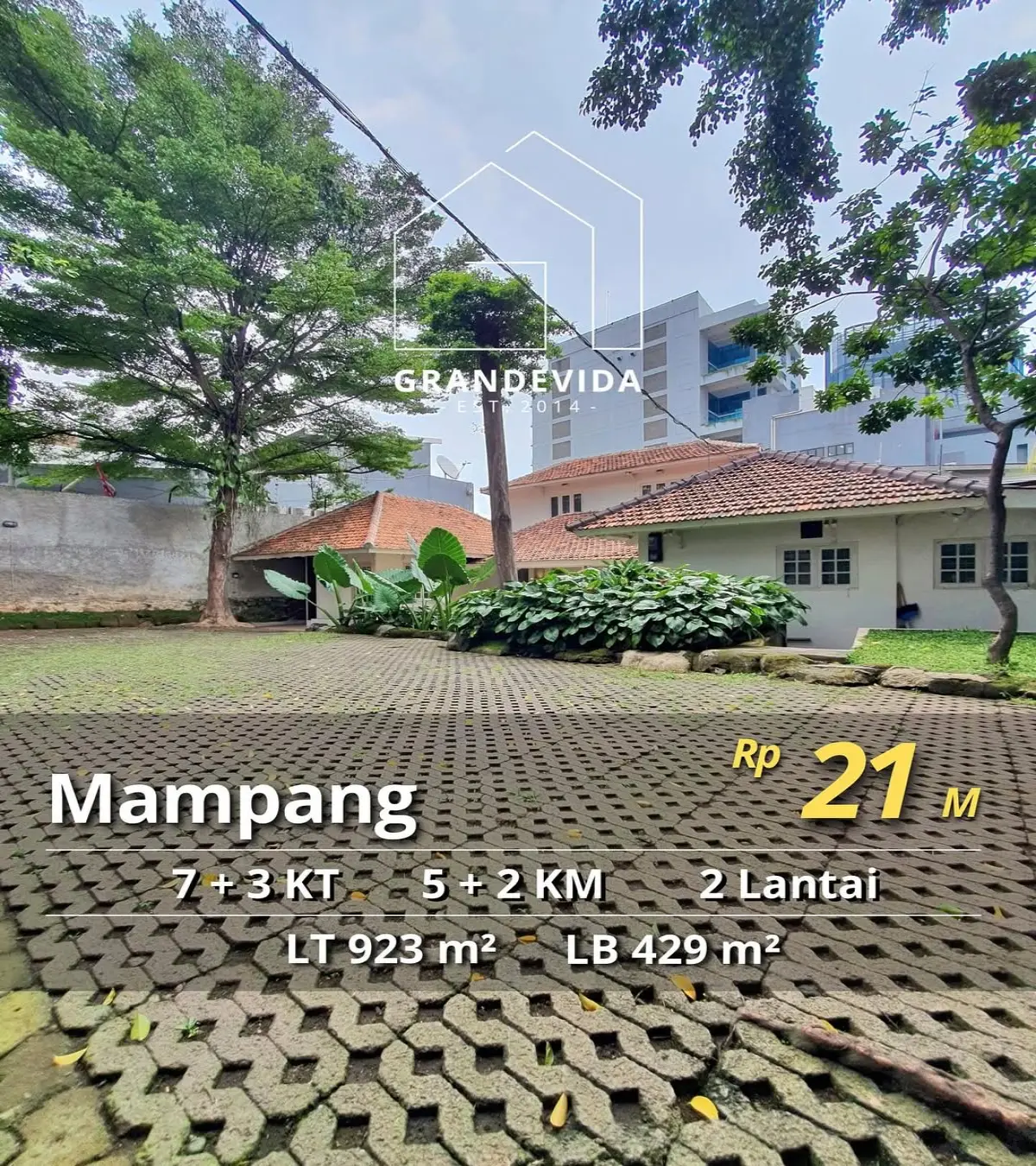 Rumah Dijual di Mampang Prapatan Area Komersial
