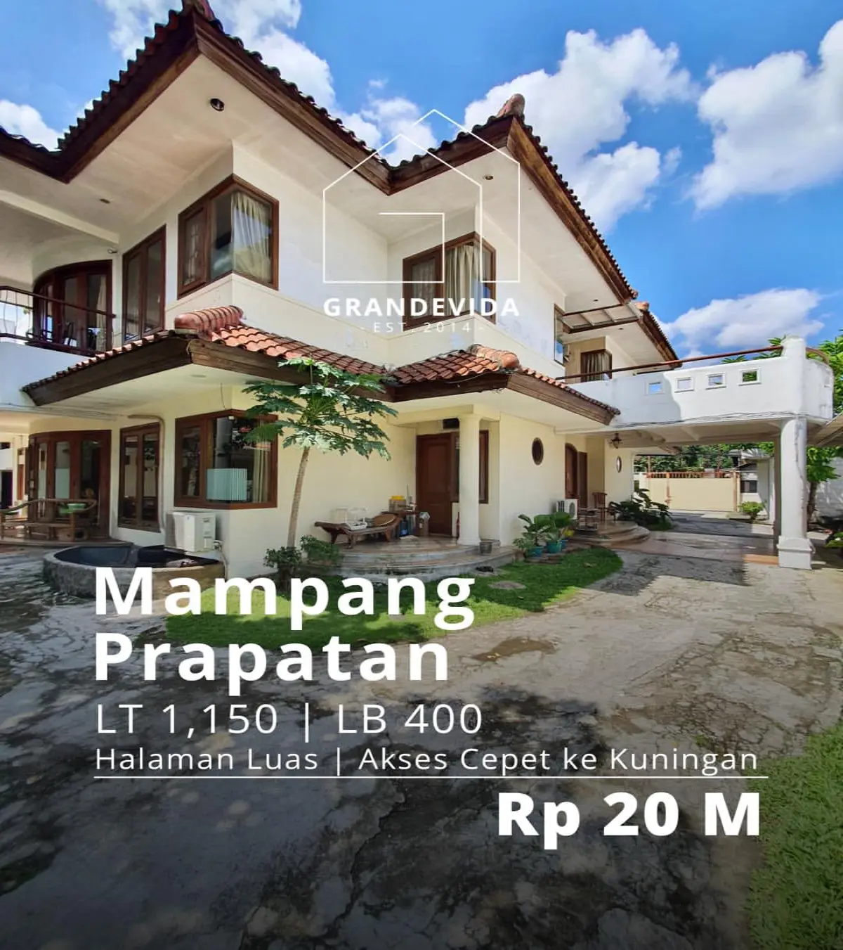 Rumah Dijual di Mampang Prapatan Dekat Kuningan
