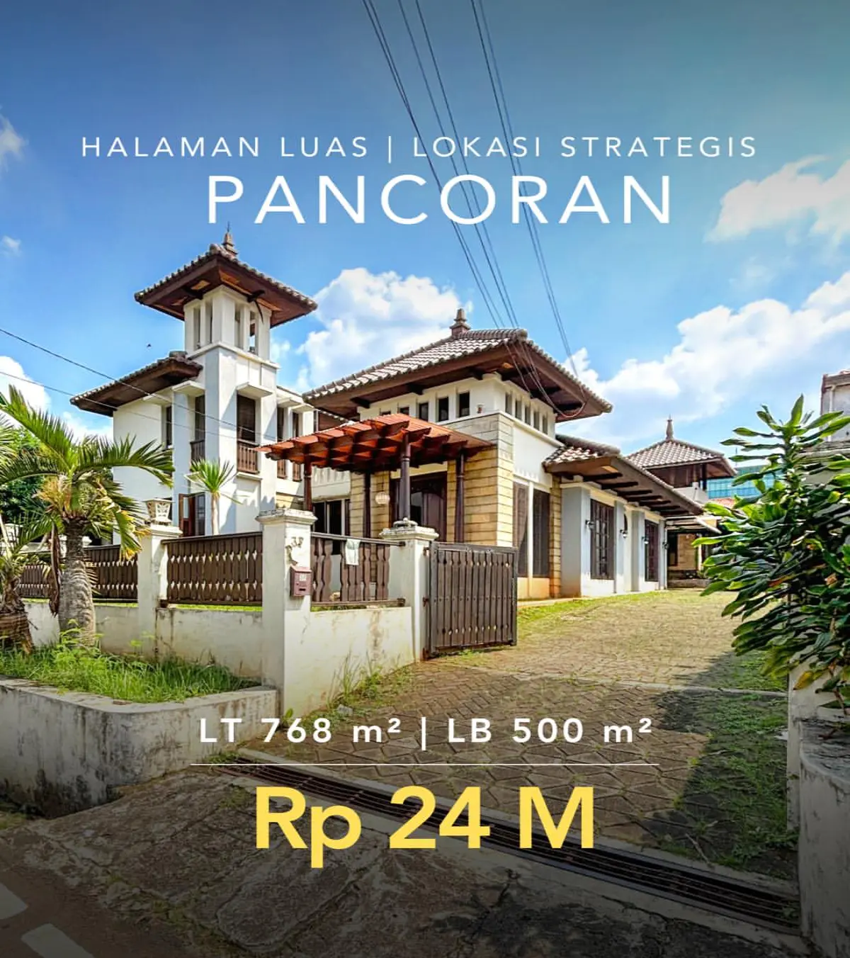Rumah Dijual di Loka Indah Pancoran Lokasi Terbaik