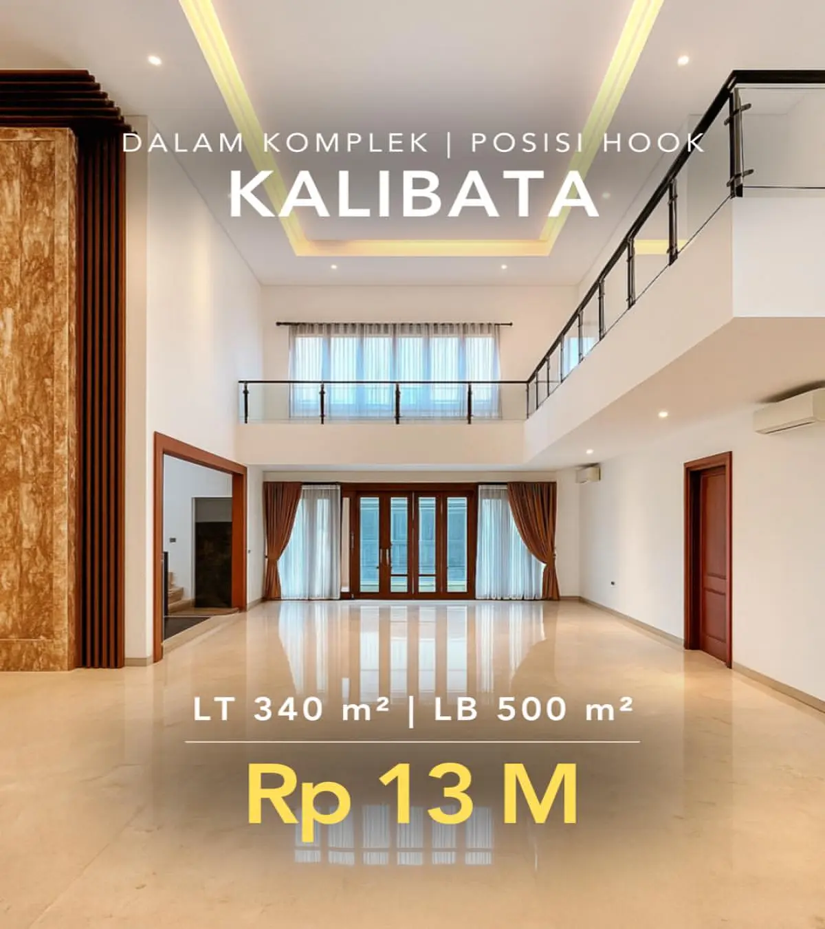 Rumah Dijual di Kalibata Posisi Hook
